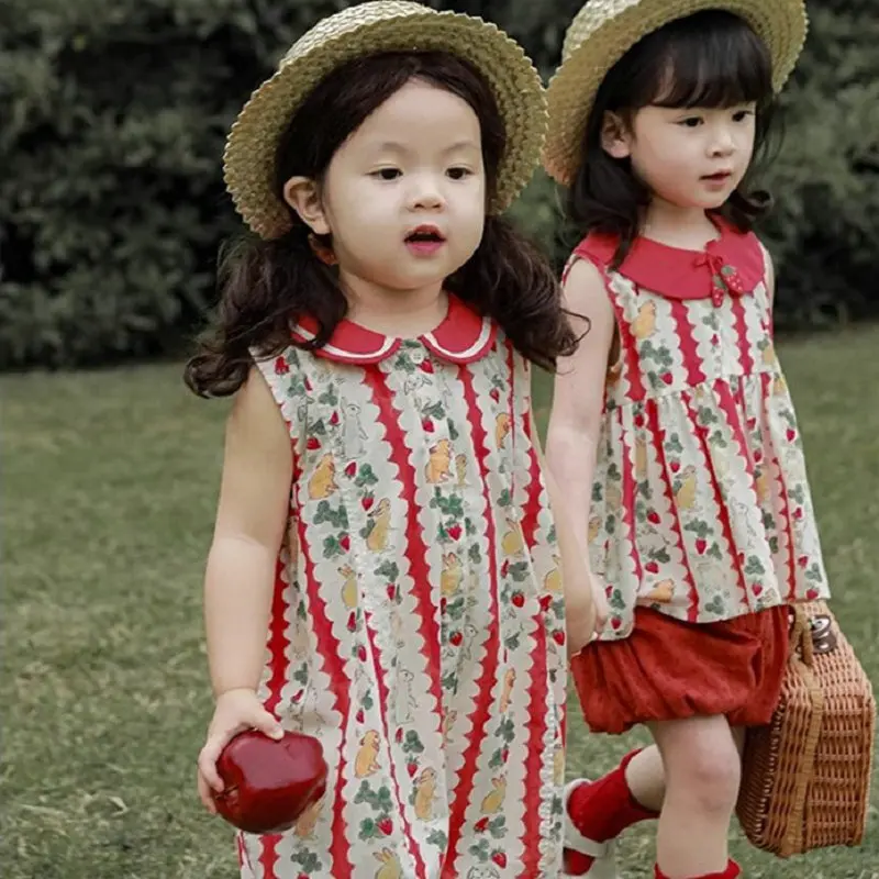 Cute Ears Kids Birthday Princess Birthday Casual Pant Children Clothing 2025 Girls Baby Spring Summer Printed Overalls Pants