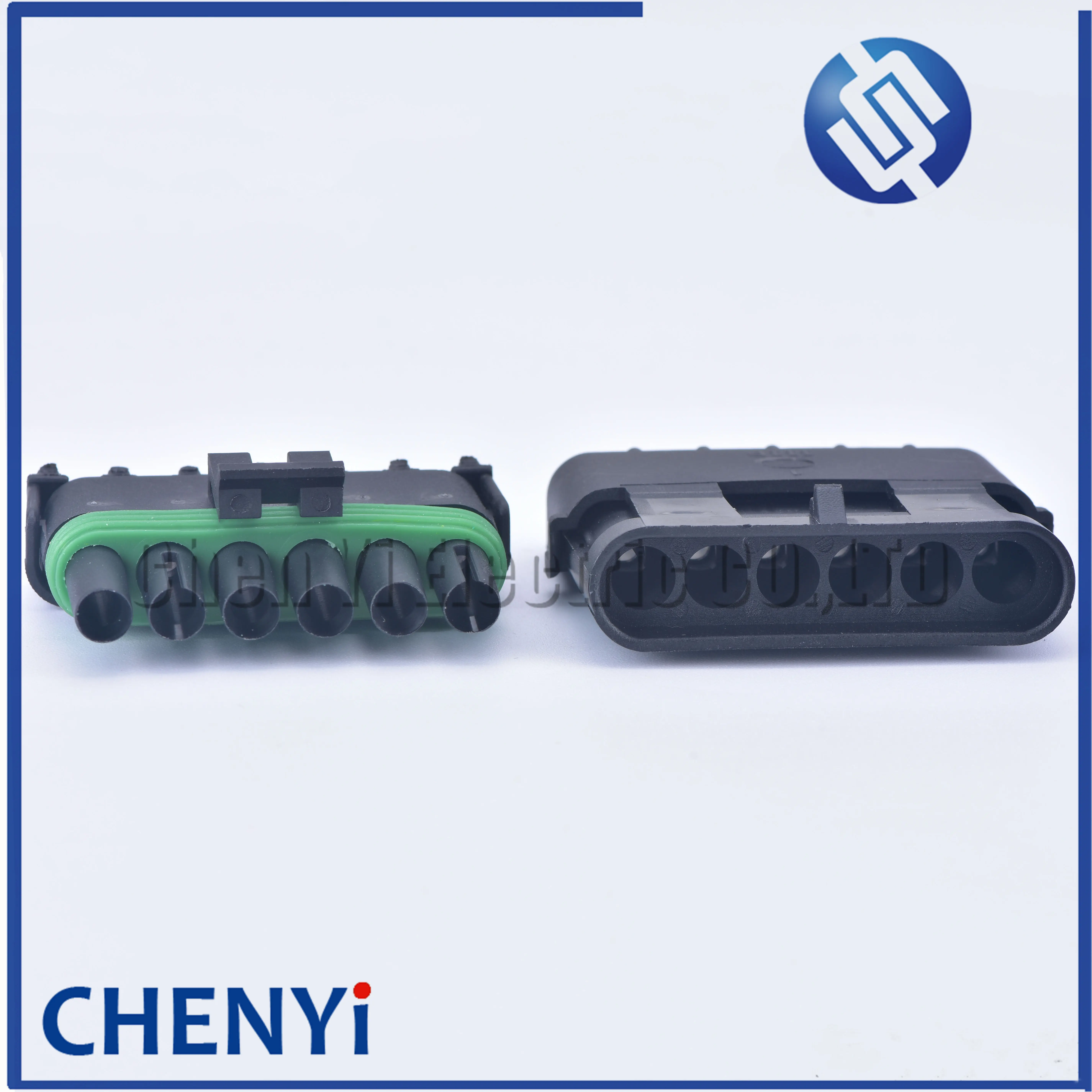 2set 6 Pin 2.5 Series automotive electrical cable housing plug waterproof plastic wire harness connector 12010975 1201579