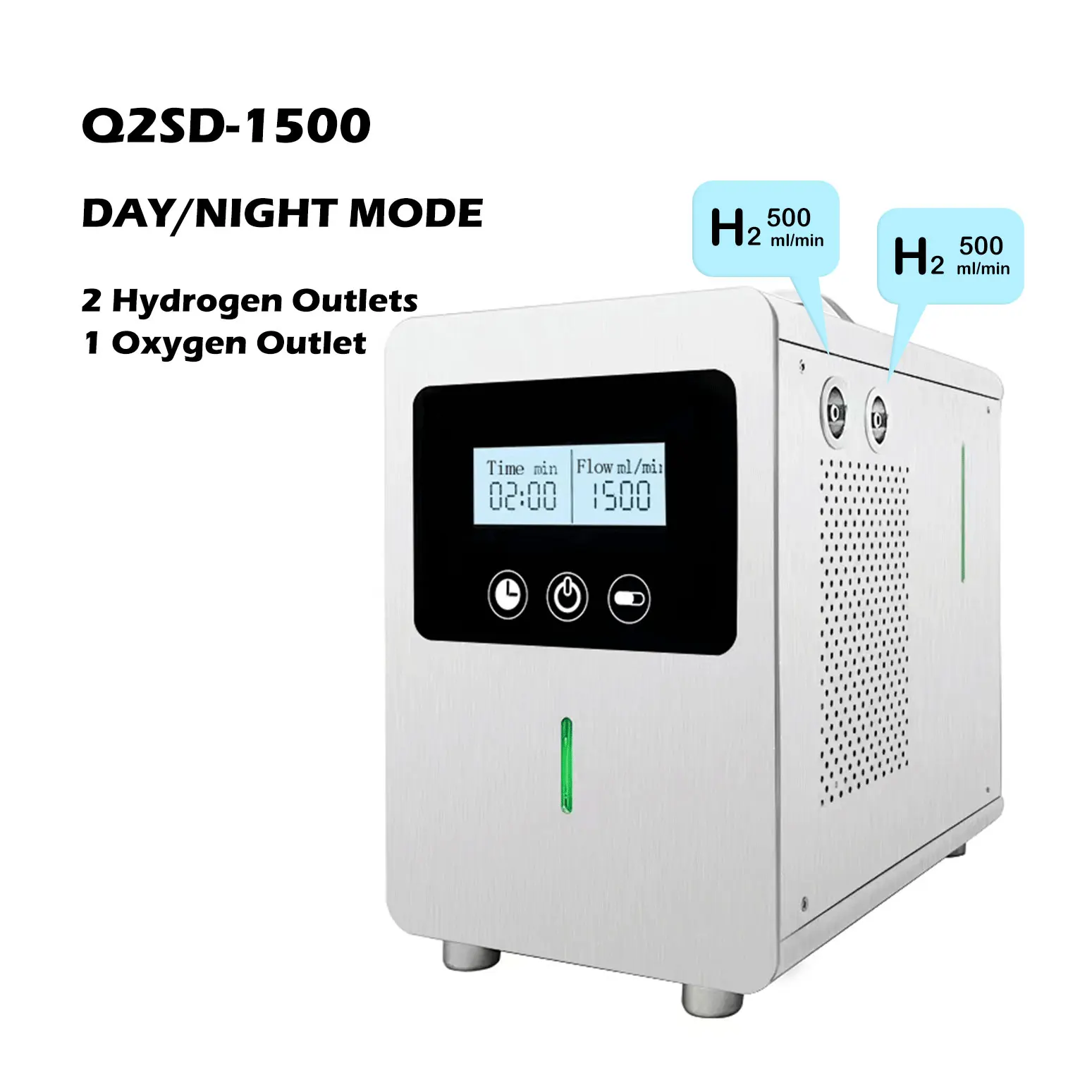 900/1800ml/min H2 Hydrogen Inhaler oxygen and hydrogen generator Hydrogen Inhalation Machine molecular Hydrogen therapy machine