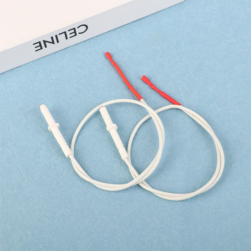 18/20/24/26/28mm Line Gas Cooker Range Stove Spare Parts Igniter Ceramic Electrode With Cable Rod Ceramic Gas Cooker Accessories