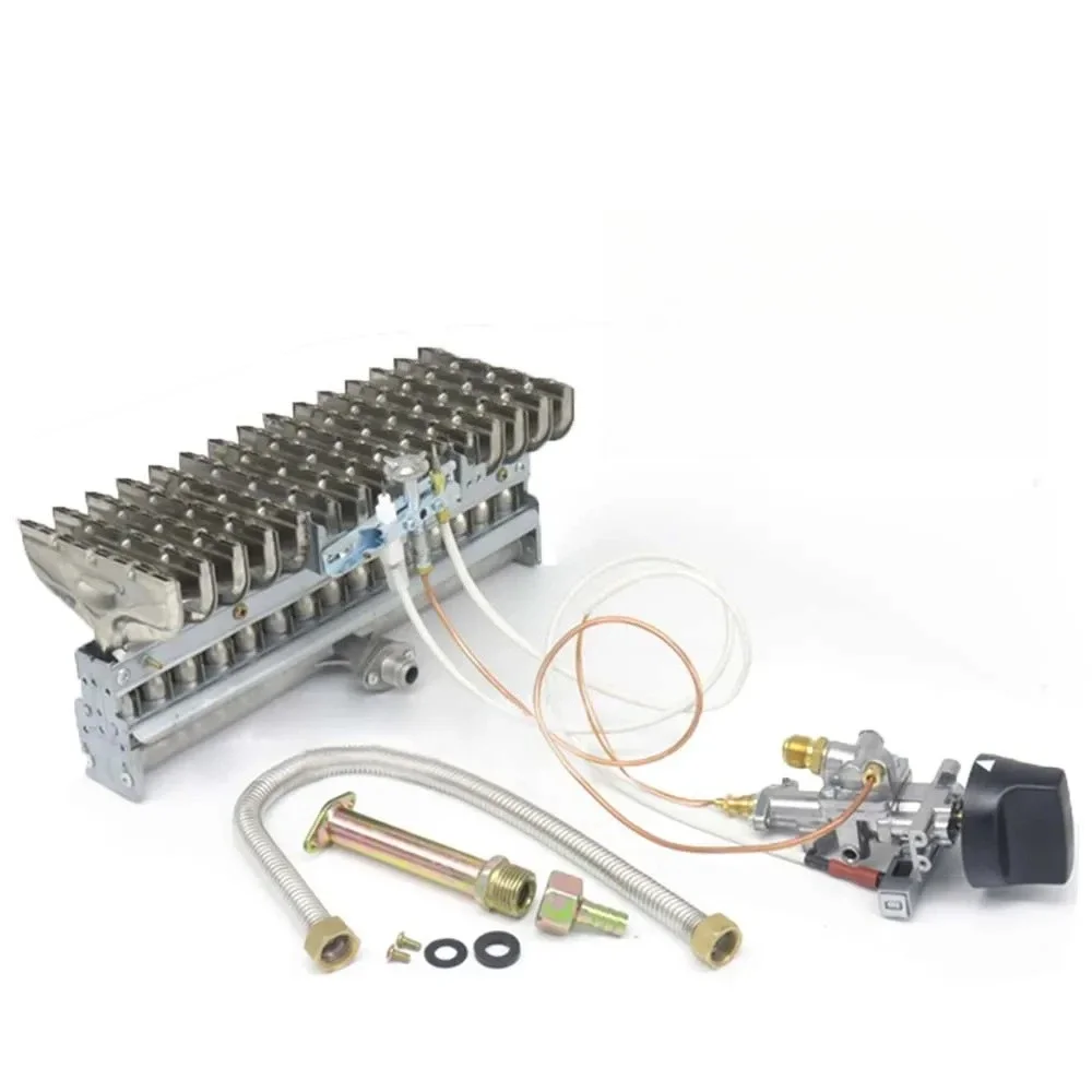 WZ-LPG Liquid Gas Spark Assembly Igniter Electronic Switch With Flameout Protection 50cm Intake Pipe T-Type 15-Row Burner Tray