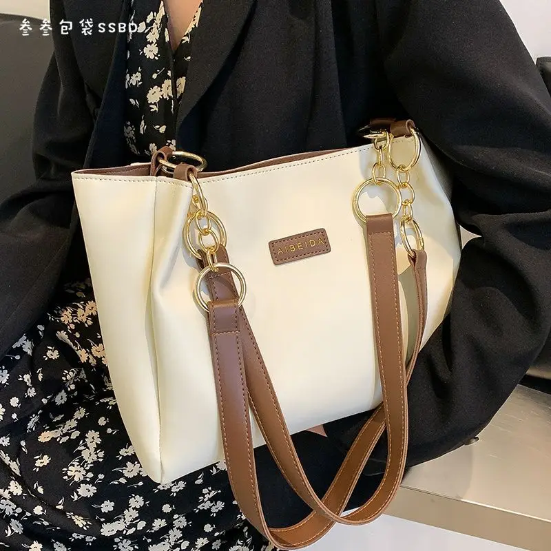 Women\'s Handbag 2024 New Trendy Advanced Shoulder Bag Large Capacity Fashion Versatile Commuter Bag