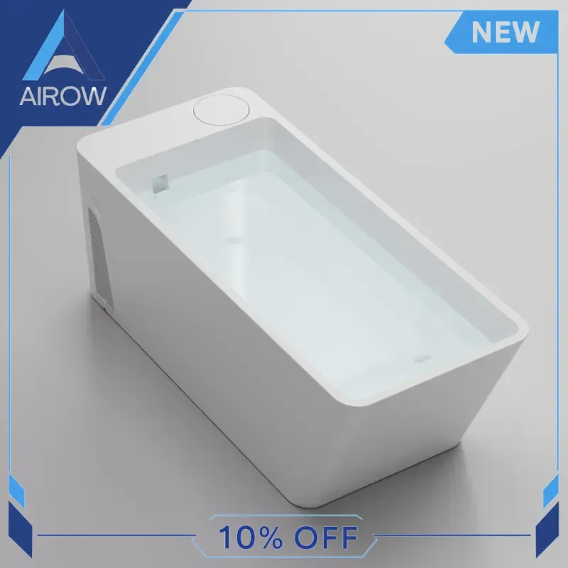for Cold Plunge Tub WiFi Acrylic Ice Bath 1HP Chiller Ozone Skimmer All in One Hot Tub Wellness Recovery Home Gym Spa