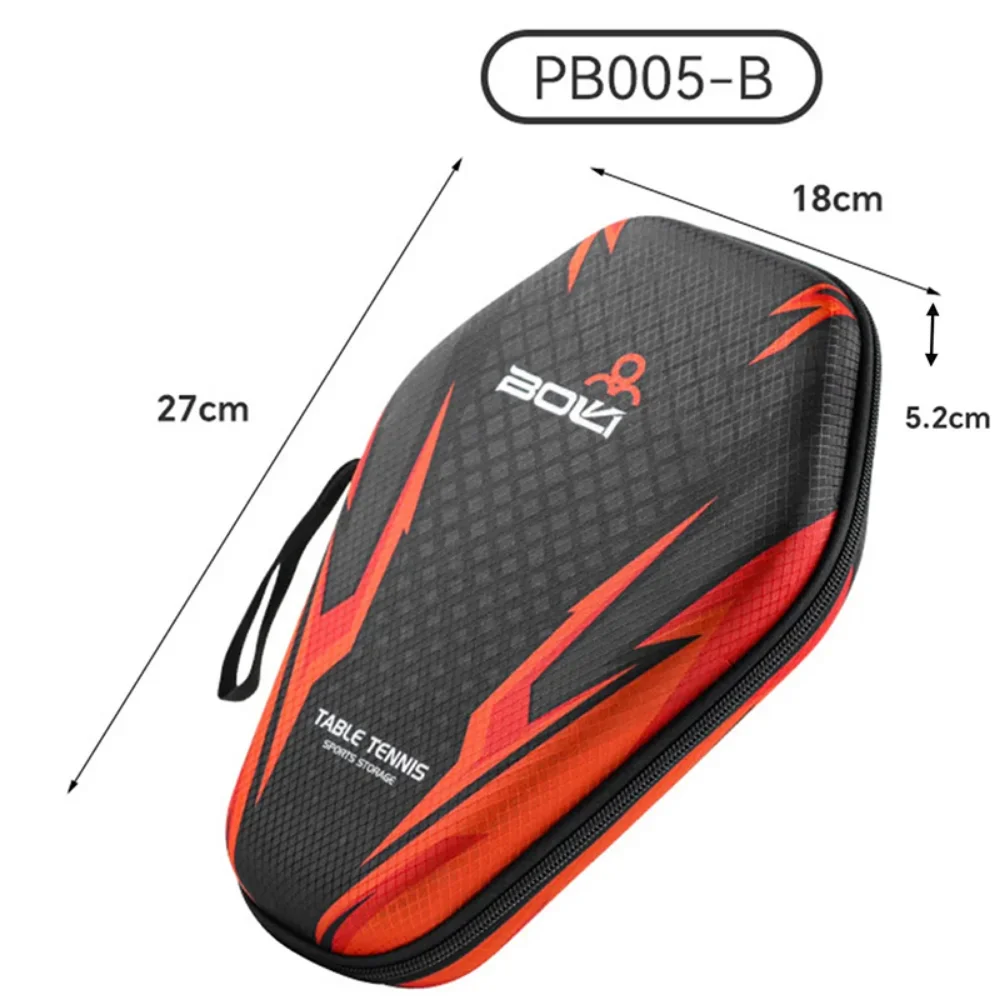 Bolsa de almacenamiento para raqueta de tenis de mesa, 1 piezas, carcasa dura de EVA, impermeable, a prueba de polvo, con correa de mano