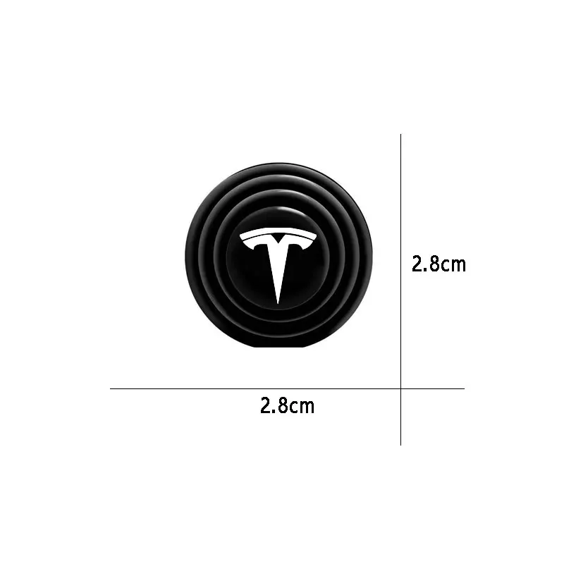 Universal Car Shock Absorbing Gasket Trunk Sound Insulation Pad Shockproof Cushion Stickers for Tesla model 3 Y X S Accessories