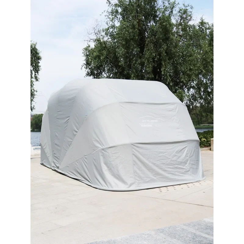 Sunscreen, flame retardant parking shed, thickened cotton thermal cover, outdoor hood