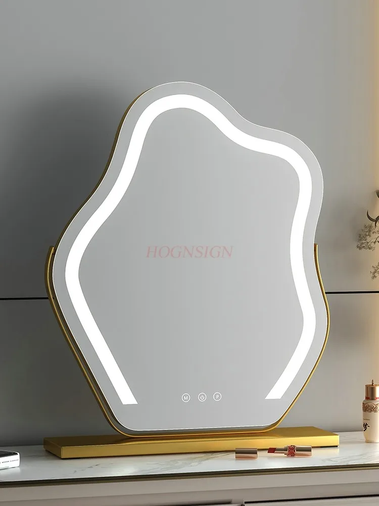 Mirror, makeup mirror, desktop LED light, desktop intelligent with makeup light, dressing table, cloud makeup mirror