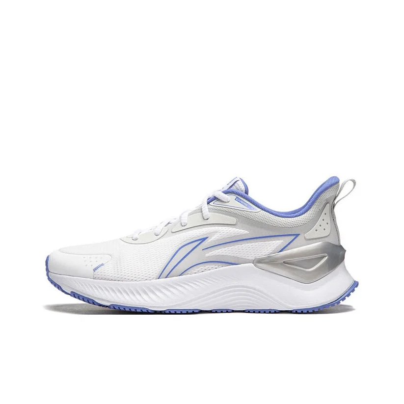 Li Ning YueYing 3.0 Fabric Low top Running Shoes Men's White Blue ARHU023-5