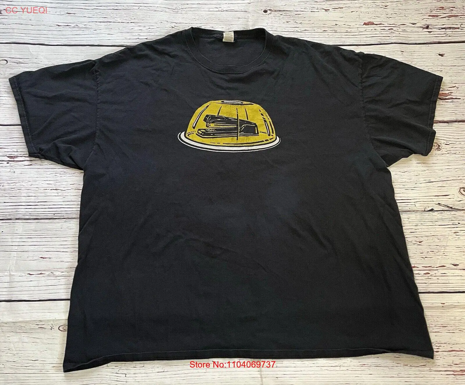 The Office Stapler In Jello T Shirt Black Size 3XL XXXL