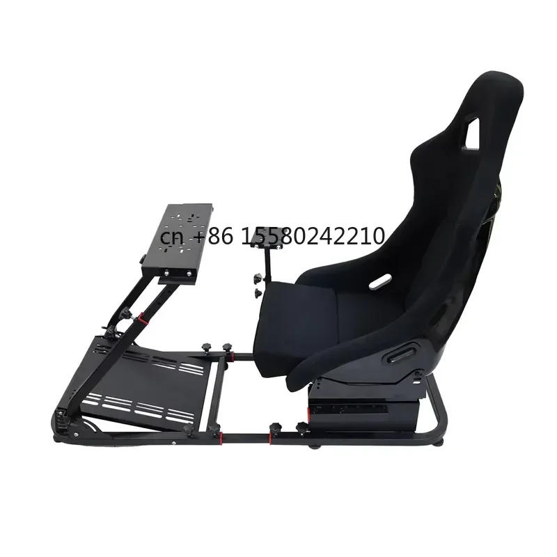 for JBR1012H Black Cockpit Gaming Car Driving Stand for PS4 PS5 PC Racing Wheel Playseat Simulator Drive