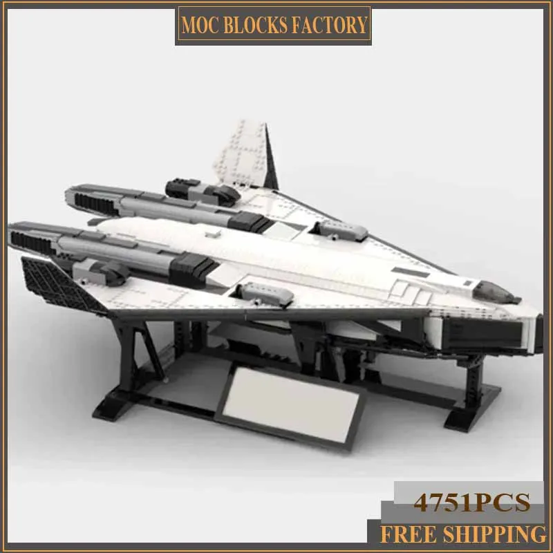 Star Movie Model Moc Building Bricks SSTO TAV 37B Class Shuttle Technology Modular Blocks Gifts Christmas Toys DIY Sets Assembly