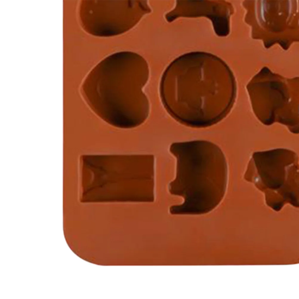 

Chocolate Silicone Mold Non-Stick Cartoon Animal Shape Baking Cake Candy Jelly Dessert Bakeware Microwave Freezer Safe