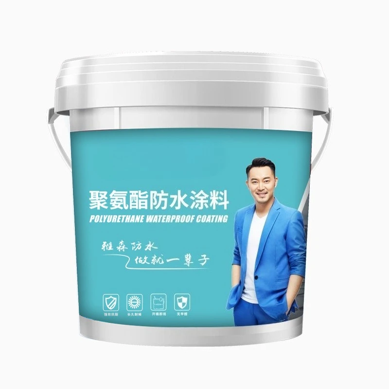Asphalt waterproof coating, exterior wall and roof leak repair, water-based polyurethane waterproof material