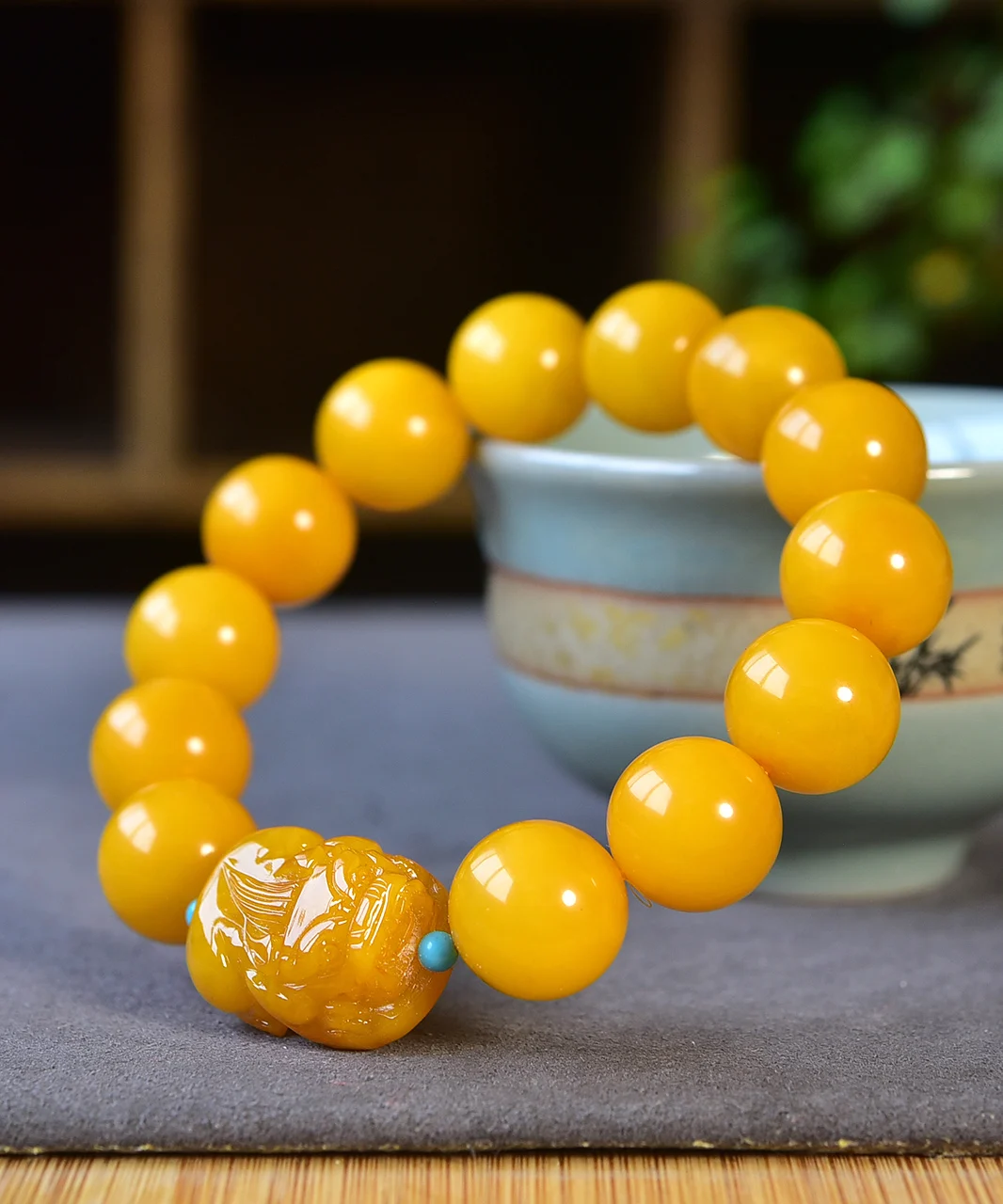 

Natural Orange Yellow Amber Round Beads Bracelet 13.8mm Pendant Gemstone Women Men Healing Stretch Amber Jewelry AAAAAA