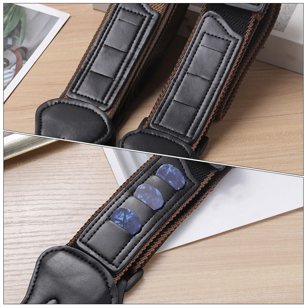 

Adjustable Guitar Strap Durable Ukulele Accessory Classic Black Antiwear Antistretch Comfortable Performance Gift