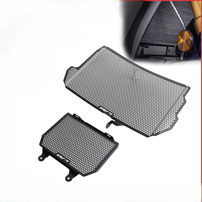 For Yamaha YZF R1 R1M 15-23 modified water tank net radiator water tank protective mesh cover protective cover