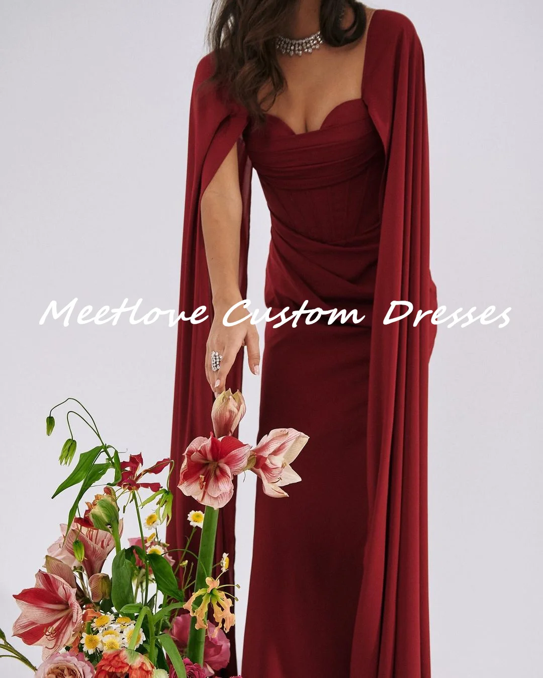 

Meetlove Customized Strapless Vestidos De Festa Party Dress Luxury Dresses Evening 2024 Long dresses Cocktail dresses