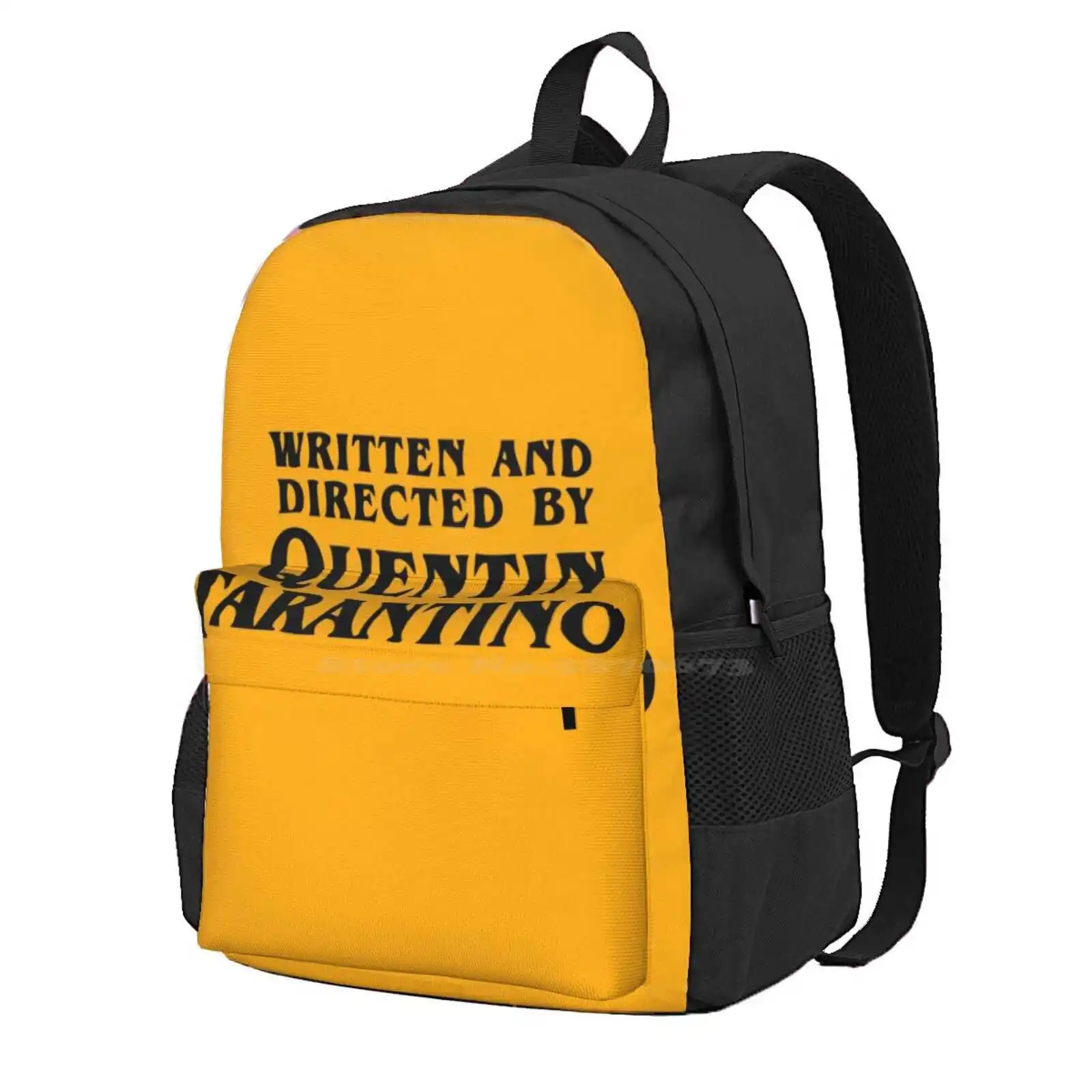 Written And Directed By Quentin Tarantino Hot Sale Schoolbag Backpack Fashion Bags Written And Directed By Quentin Tarantino