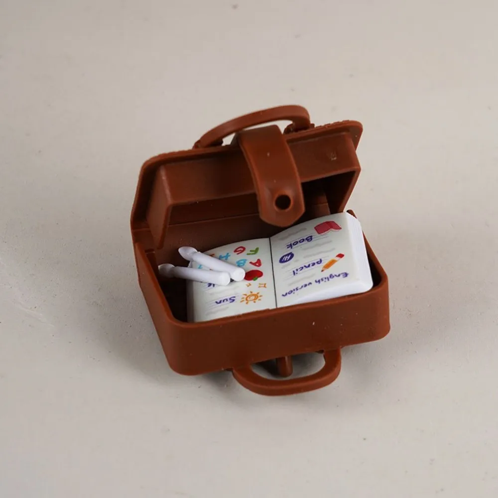 1 ensemble 1:12 maison de poupée miniatures bureaux chaises cartables modèle tableau noir décor de classe jouet maison de poupée accessoires