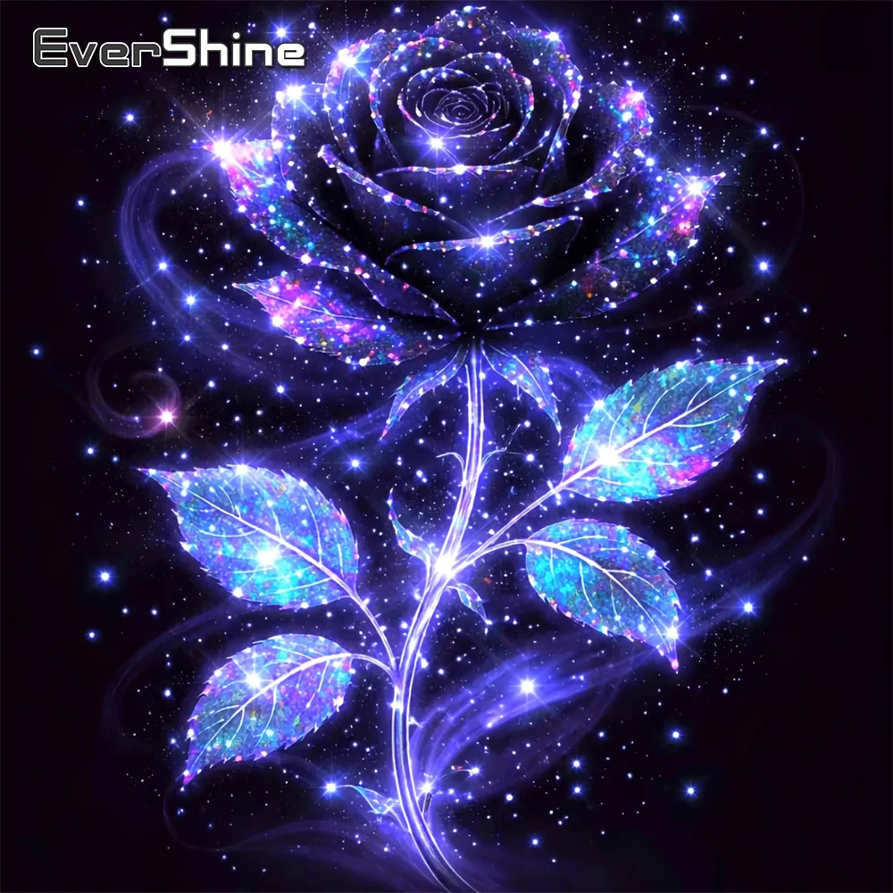 

Алмазная мозаика Evershine: Картина с цветами, стразами, розами, DIY, полная квадратная вышивка, декор для дома