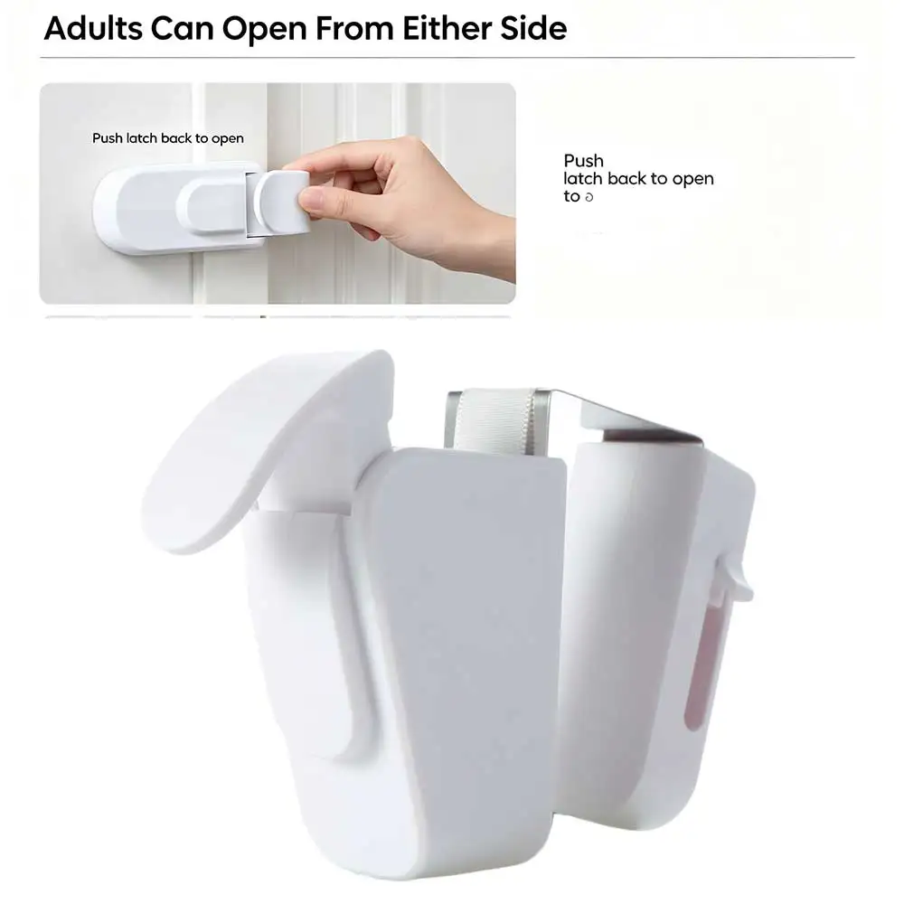 snap-on-child-proof-door-lock-multi-functional-universal-fit-children-safety-lock-adhesive-free-tool-free-installation