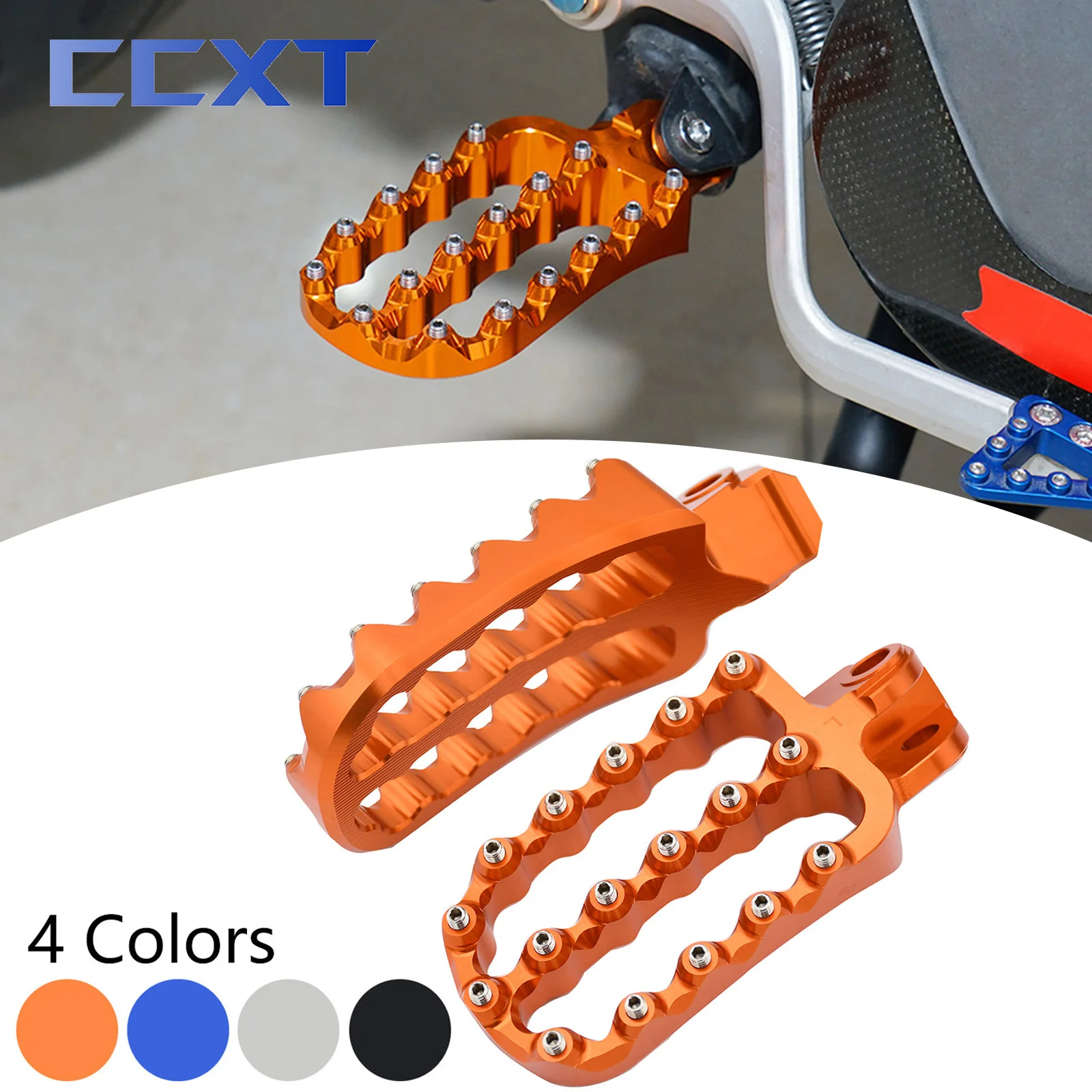 Motorcycle CNC Foot Pegs Footrest Footpegs Rests Pedals For KTM 1190 1090 990 690 Adventure Supermoto For EXC EXCF SX SXF XC XCF