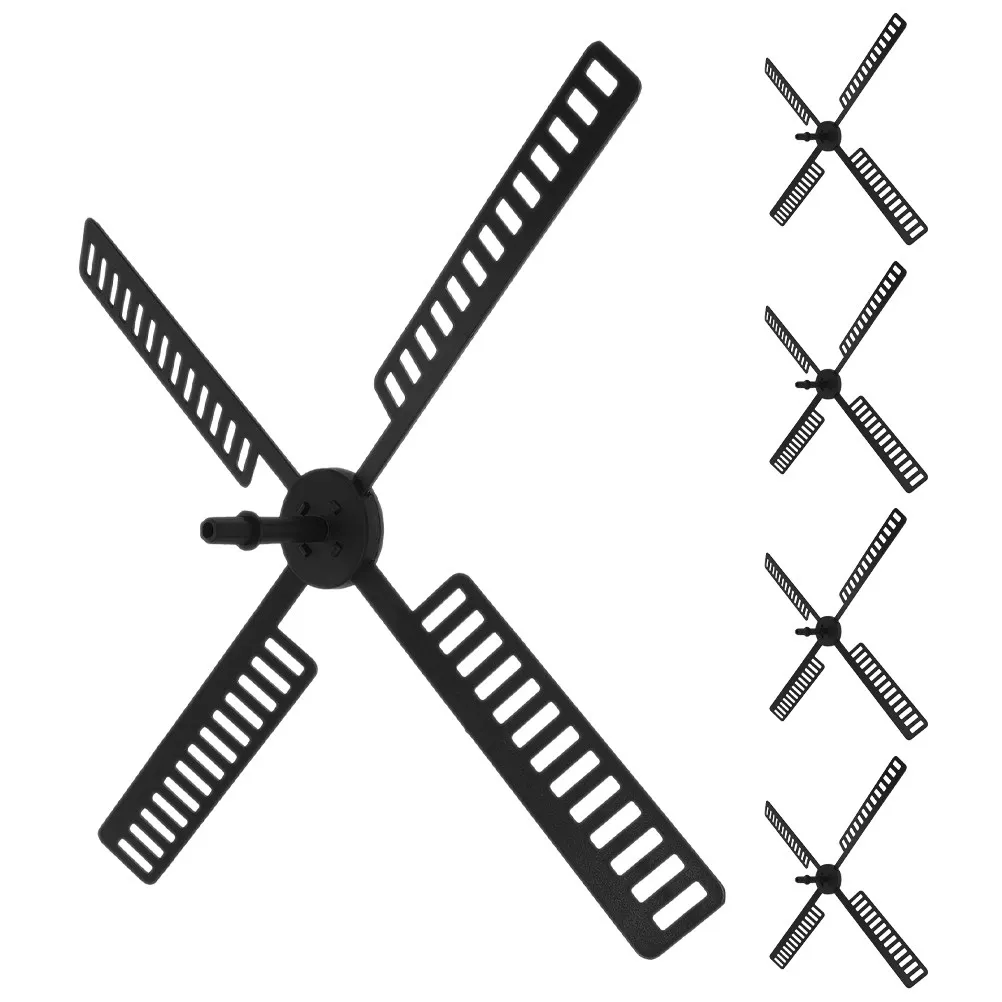 5Sets Garden Windmill Replacement Blades Plastic Waterproof Rotating Dutch Style Windmill Decor for Yard Outdoor Indoor Use