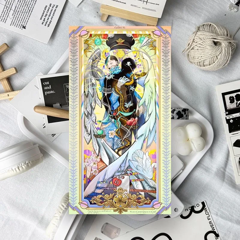 새로운 사랑과 깊은 우주 게임, 코스프레, 애니메이션 스타일, 타로 스타일, 소형 카드, 데스크탑 기프트 카드, 선물 제공