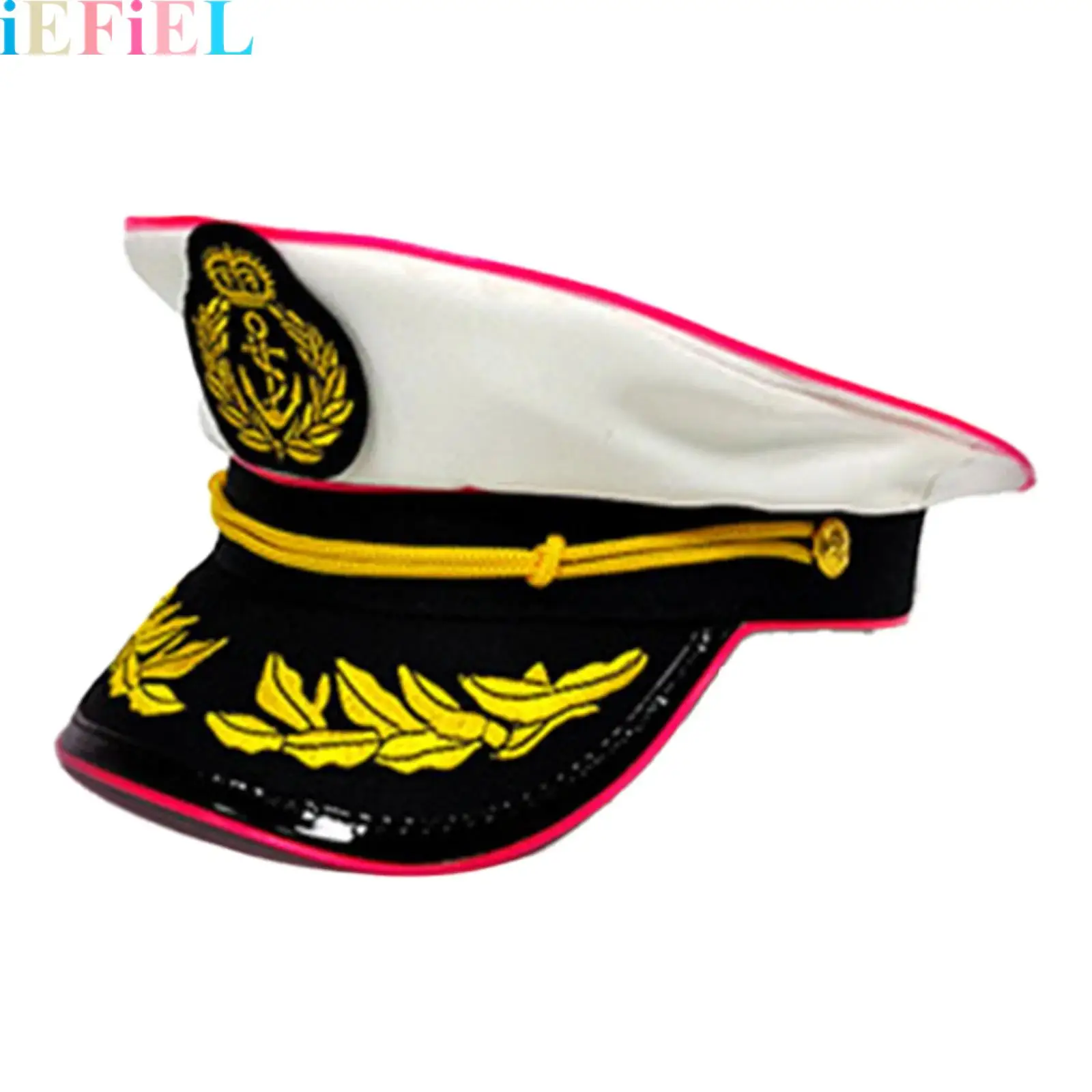 

LED Lighted Cap Hat Captain Navy Cap For Stylish Nighttime Fun And Fashionable LED Hat for Halloween Carnival Party