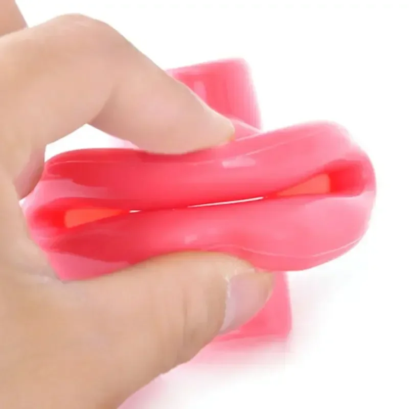 1pcs Anti Wrinkle Lip Exercise Mouthpiece Silicone Rubber Face Lifting Lip Trainer Mouth Muscle Tightener Face Massage Exerciser