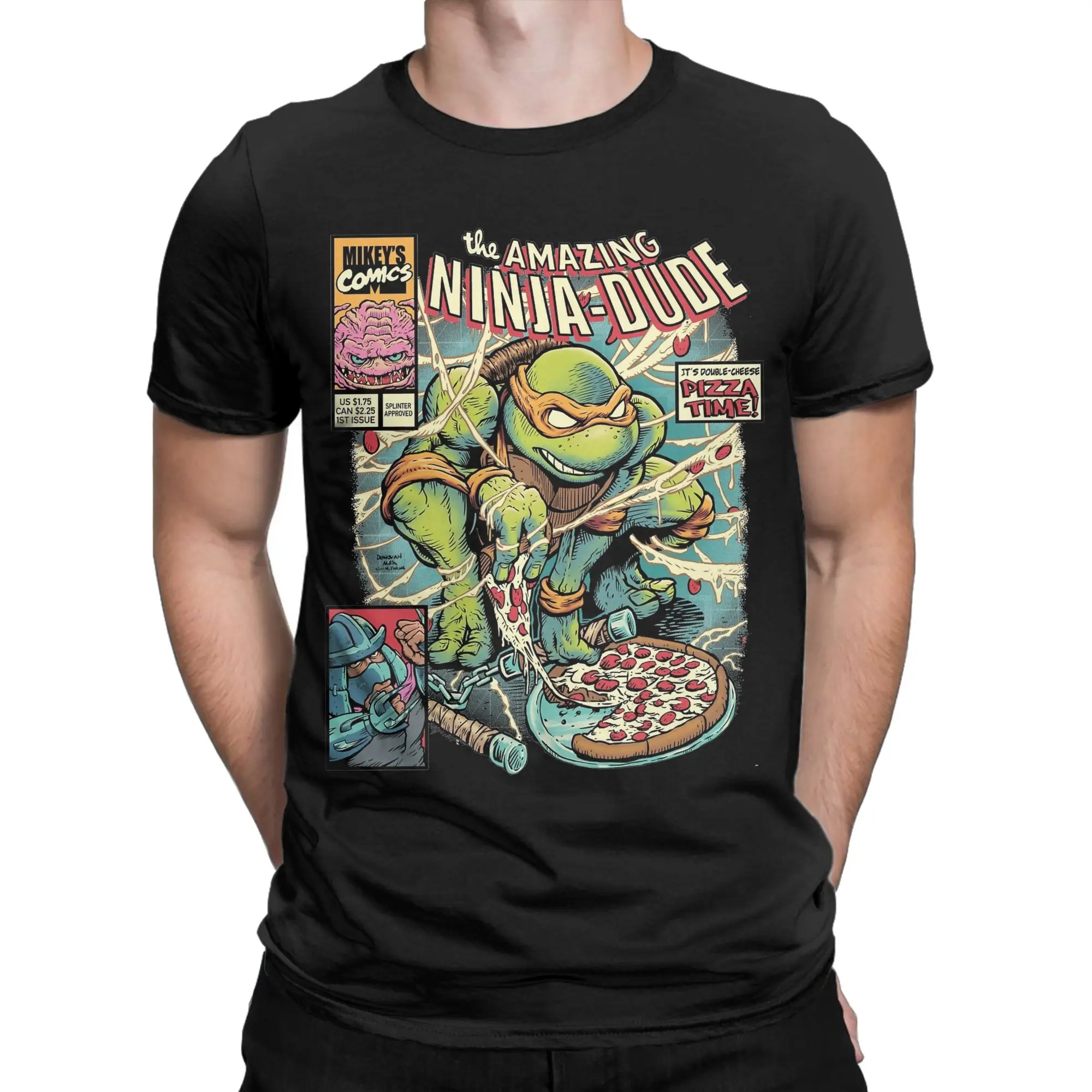 Men Women's TMNT T-Turtles Dude T Shirts 100% Cotton Tops Novelty Short Sleeve Crew Neck Tee Shirt Plus Size T-Shirts