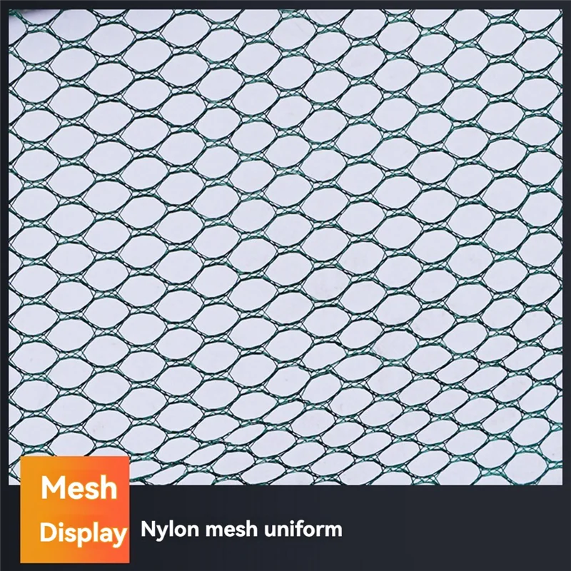 A06F-المحمولة طوي الصيد صافي اليد صافي مع حبل الصيد لصيد الأسماك السرطانات جراد البحر الصيد الملحقات #4