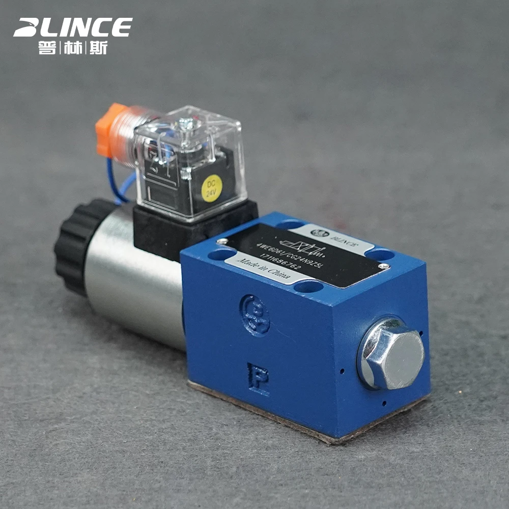 Hydraulic Solenoid Valve DC 24v 12v 3 Way 2 Position Electro Hydraulic Solenoid Directional Control Valve