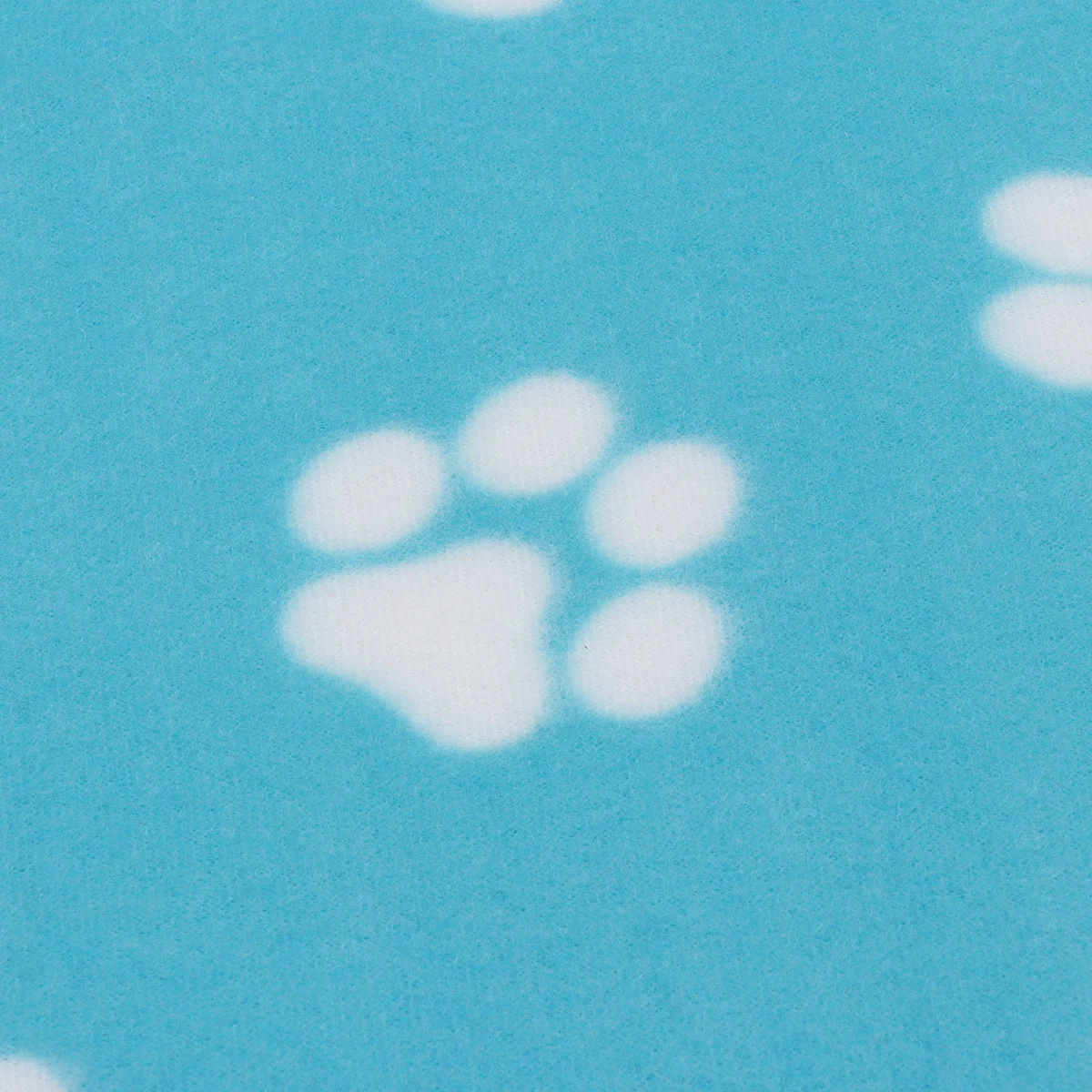 Manta para perros de 60x70cm, toalla para mascotas para gatos, animales, estera para dormir de lana ultrasuave, uso durante todo el año, patas blancas y azules claras que no se decoloran