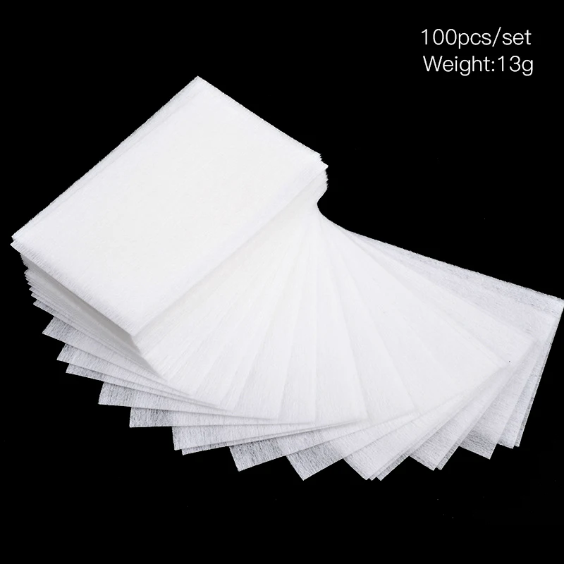 

Hot Sale 500PCS/Lot Nail Polish Remover Nail Wipes Bath Manicure Gel Lint-Free Wipes 100%Cotton Napkins For Nails Nail art Tool