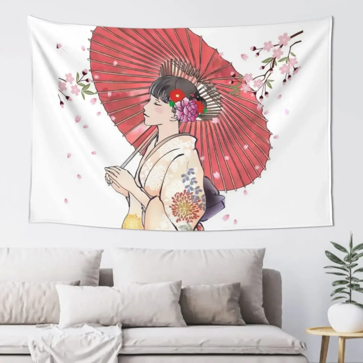 

A walk through sakura Tapestry Bedroom Decoration Decor For Bedroom Tapestry