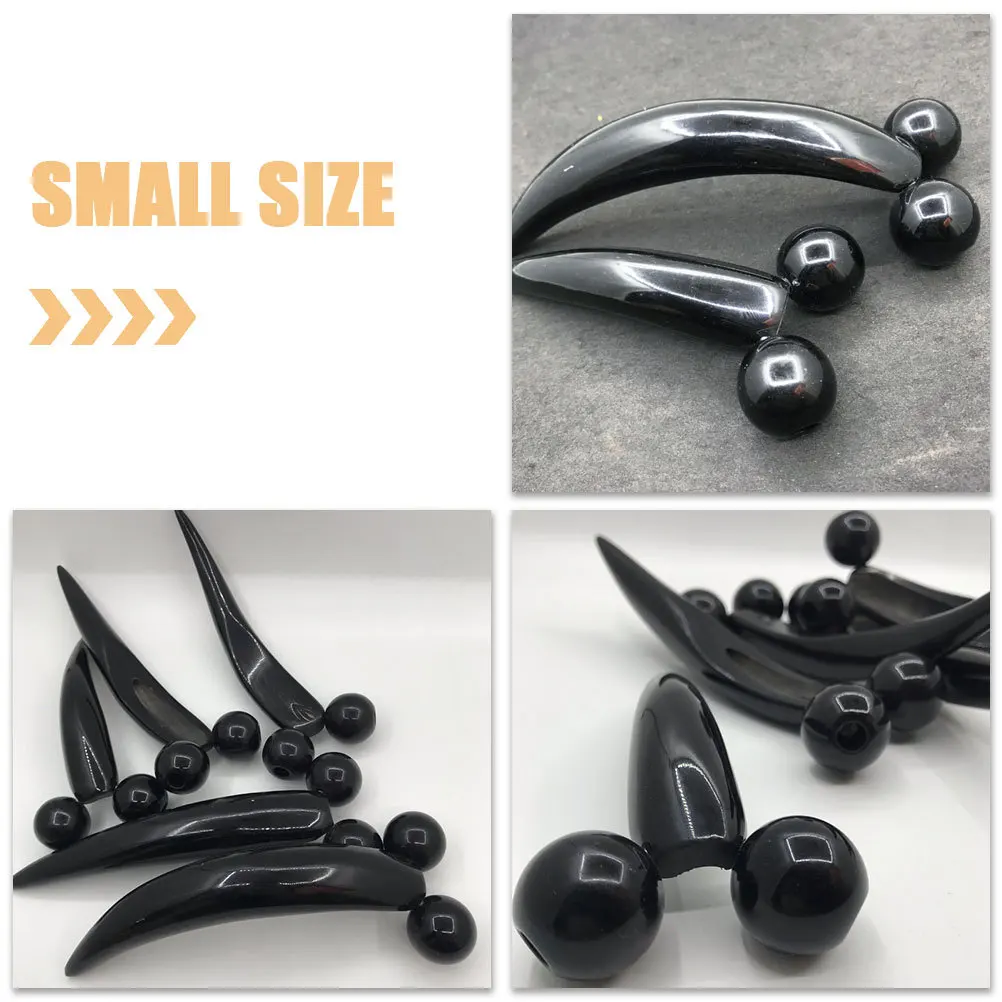 

Massage Roller Stick for Legs Back Neck Muscles Ox Horn Hand Held Massager Portable Manual Body Relaxation Tool