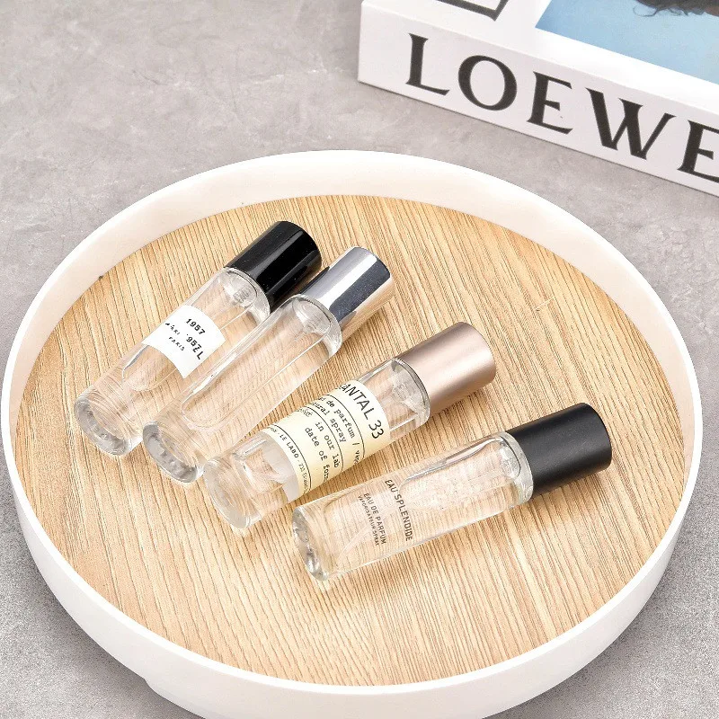 

10/30 шт., 10 мл, 15 мл, прозрачные стеклянные флаконы для духов премиум-класса, пустой распылитель, обжимной Nick, байонетный флакон, распылитель