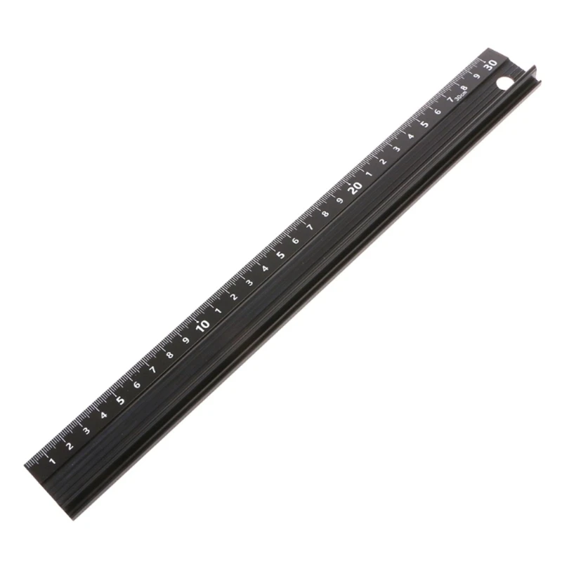 Aluminum Alloy Straight Ruler Multifunctional for Protection Anti Slip Drawing T