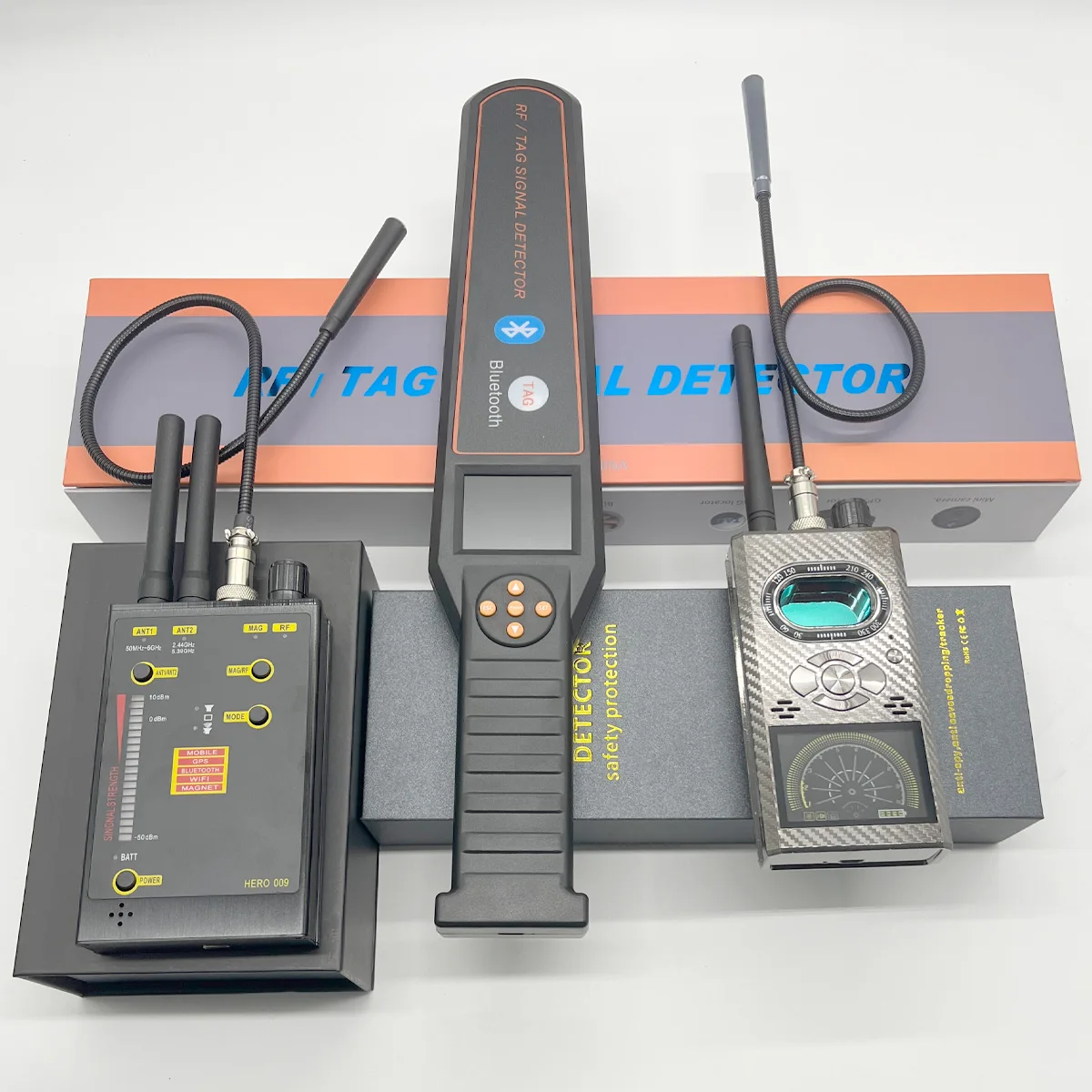 Bug Detector, High - Sensitivity Detection for Bluetooth/Wi - Fi/GSM SignalsHidden Bug Detector GPS Tracker Detector