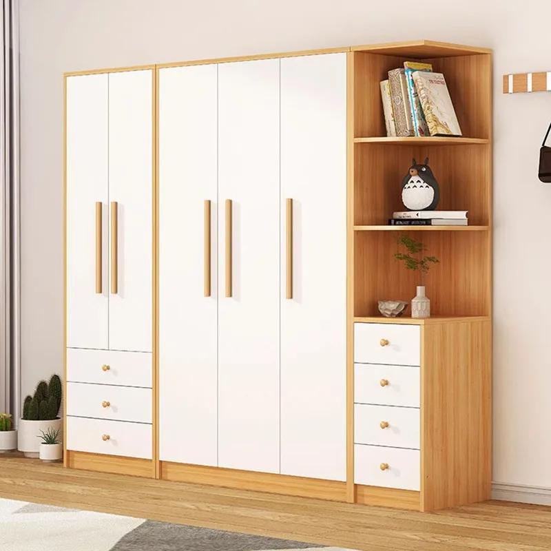 Wardrobes White Wood Storage Clothes White Wooden Drawers Wardrobe Bedroom Organizers Ropero Armable De Ropa Room Furniture