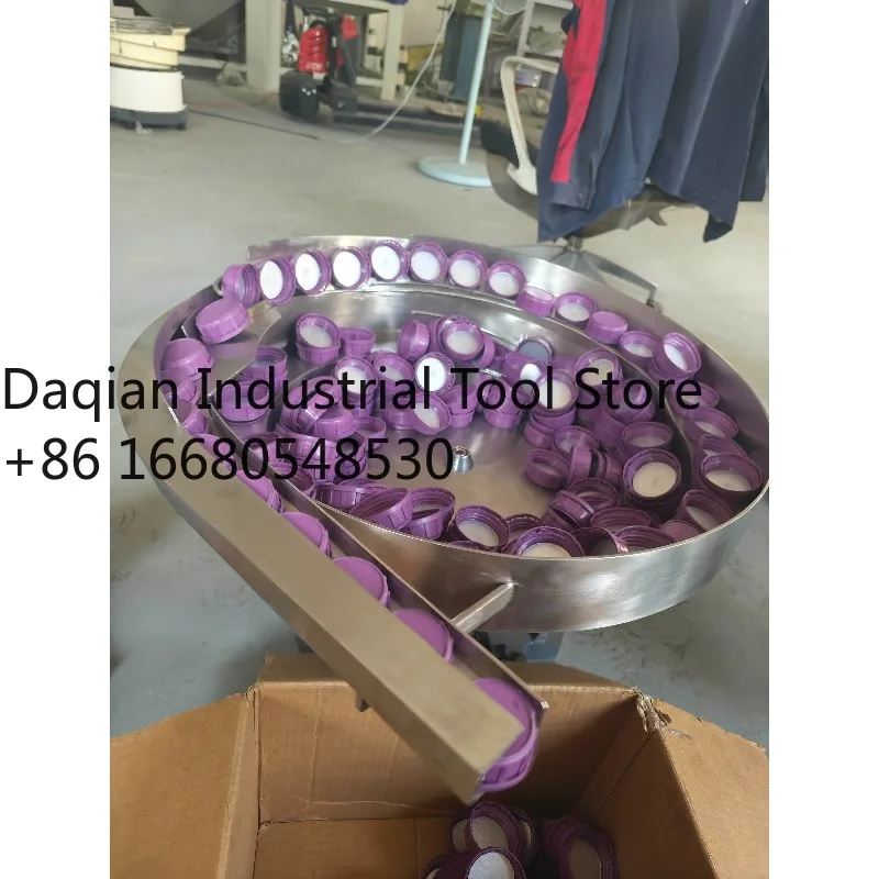 s32Bottle Cap Automatic Packaging Line Feeding System Vibratory Bowl Feeder Vibrating Feeders with Capping Machine