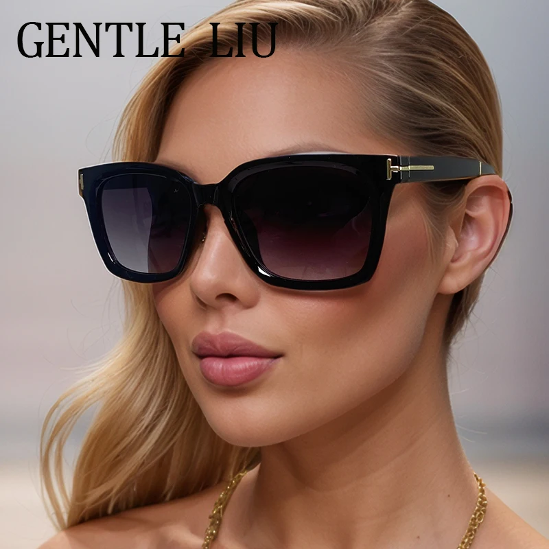 

Vintage Square Sunglasses Women Men 2024 Luxury Brand Design Classic Shades With UV Protection Stylish Driving Eyewear For Male