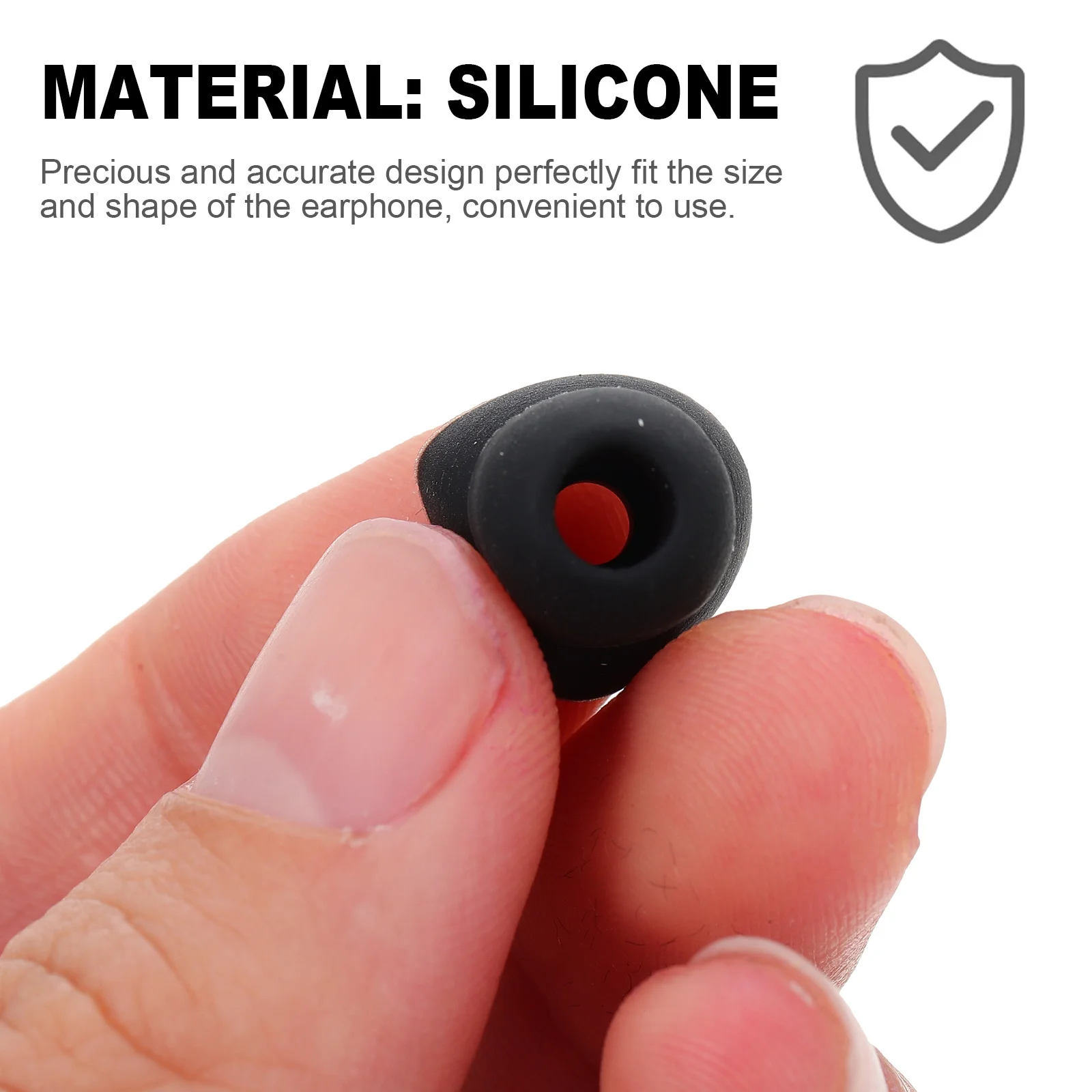 

2Sets Earbuds Replacement Earbud Caps Silicone Soft Durable Headphone Covers Compatible 4i Freelace