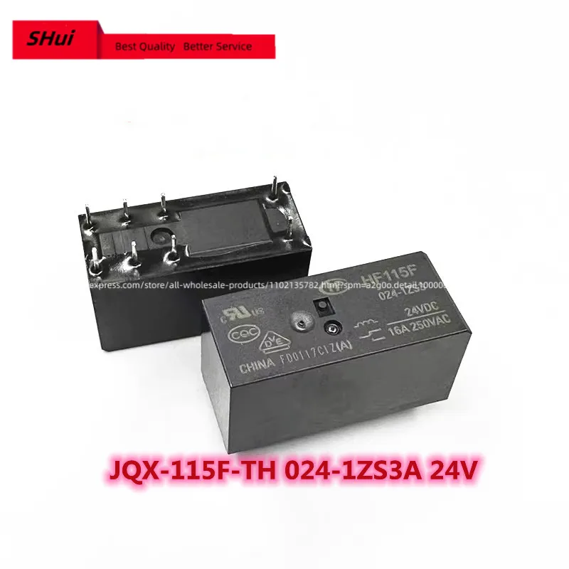 10pcs relay JQX/HF 115 f-024-2zs 4 HF 115 f-T-012-1HS3A HF 158 f-24-HS33