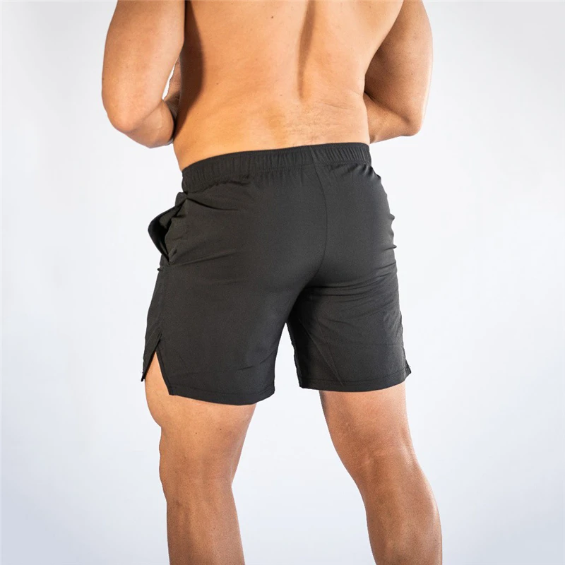 Summer Breathable Running Shorts Gym Jogging Exercise Shorts Mens Sports Fitness Quick-drying Multiple Pockets Men's Sweatpants