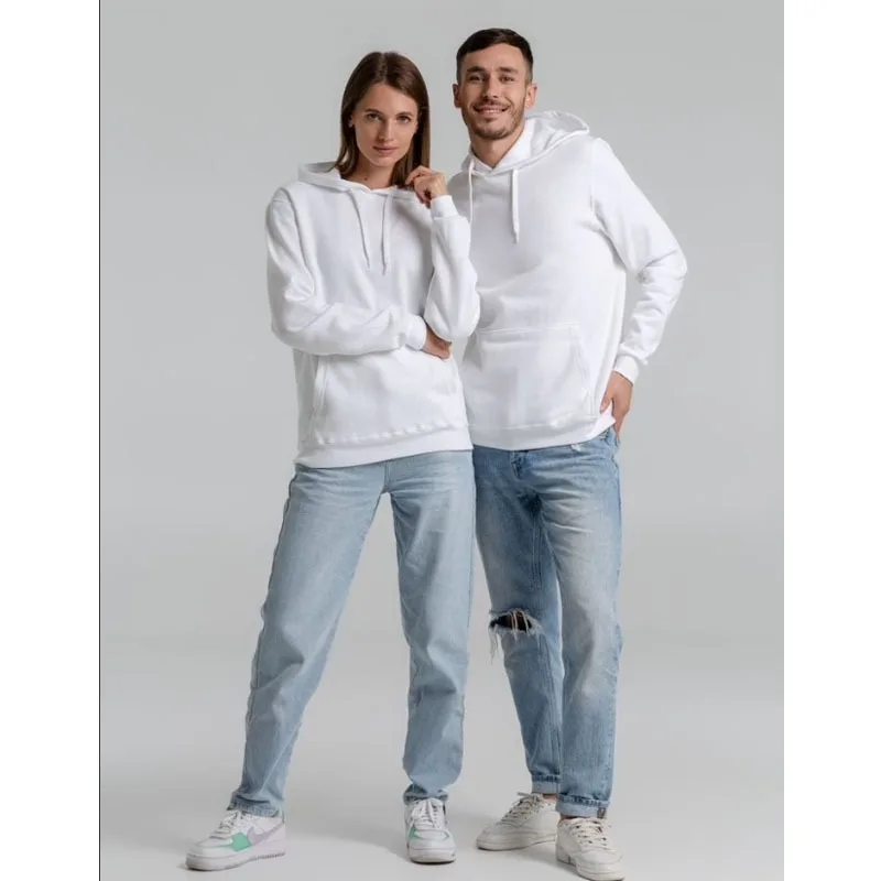 

Unisex Winter Fleece Hoodie Couple Fashion Kangaroo Pocket Drawstring Hip Hop Sweatshirt