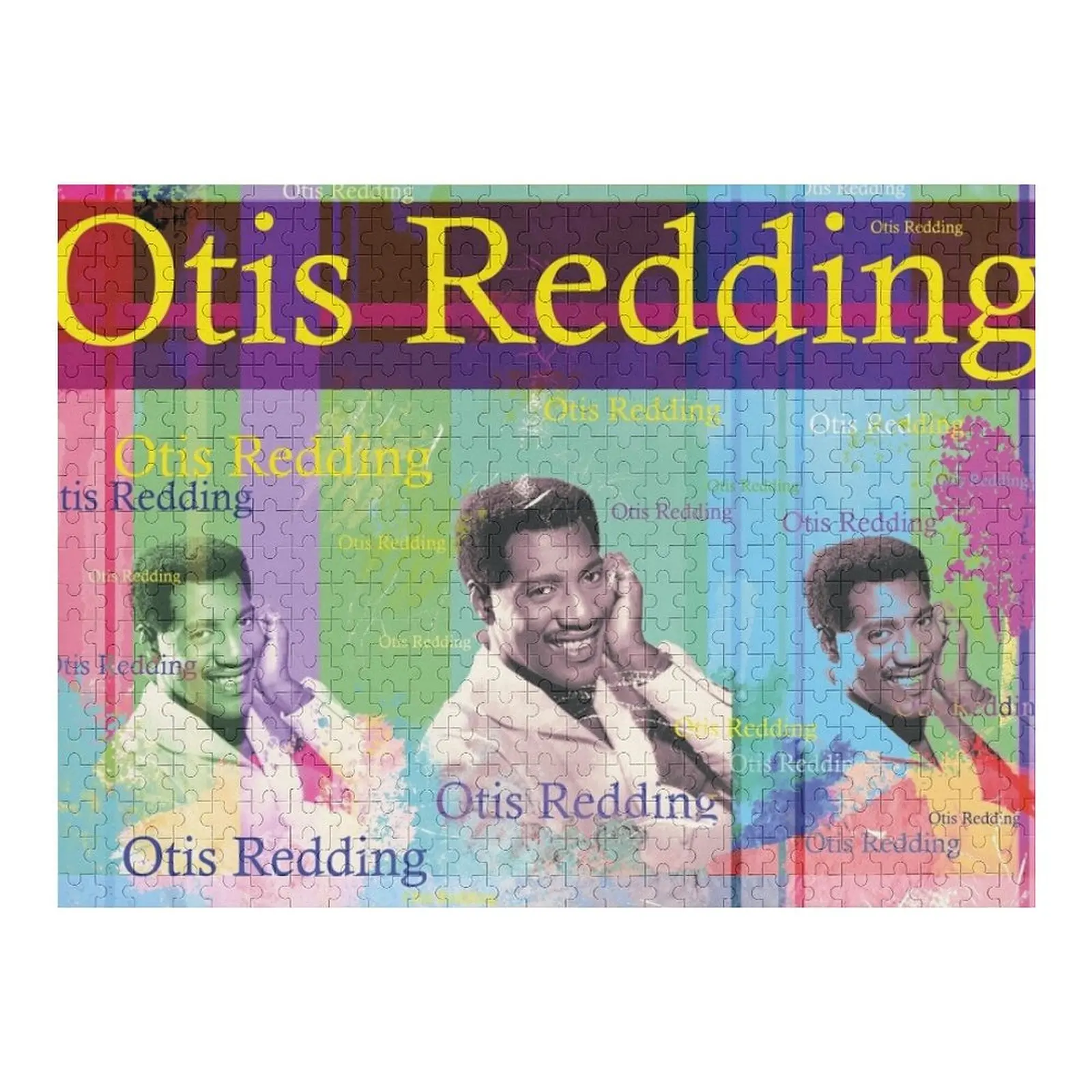 

aesthetic Otis Redding portrait, singer of the 60s Jigsaw Puzzle Personalized Gift Ideas Game Children Works Of Art Puzzle