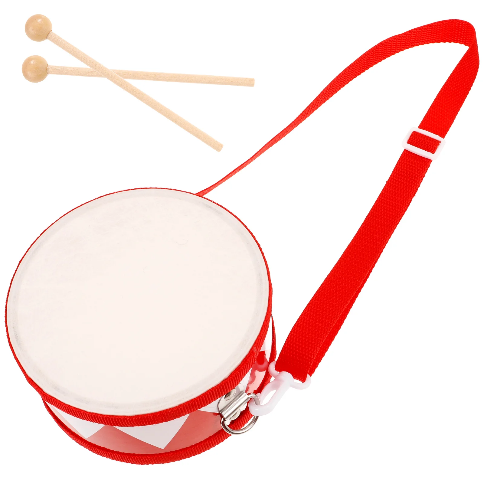 Snare Drum Children Kids Cute with Drumsticks Adjustable Strap Small Double Sided