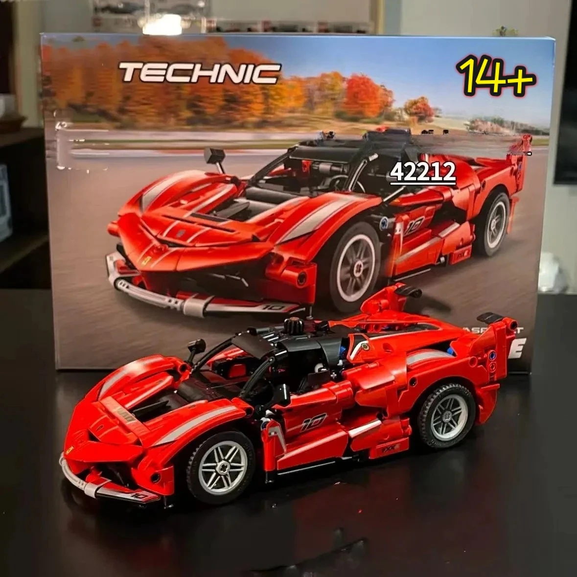 

Новый конструктор Disney 42212: Модель спортивного автомобиля Ferrari FXX K, гоночный автомобиль, подарок на день рождения, Рождество, для коллекционеров автомобилей
